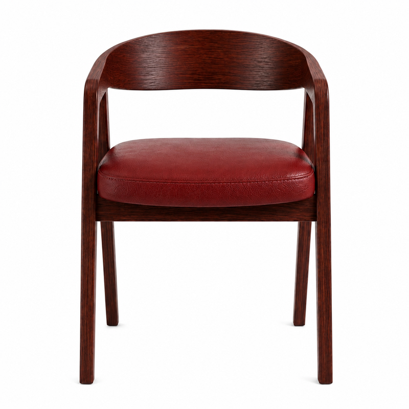 La Chaise Héritage en bois  acajou