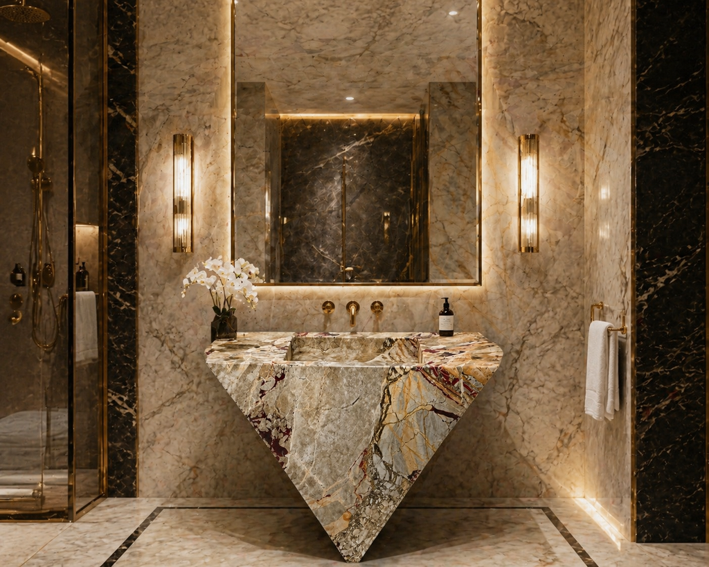 Le Lavabo triangle d'or