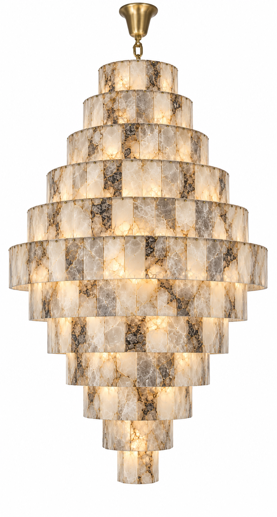 le chandelier Onyx cascade