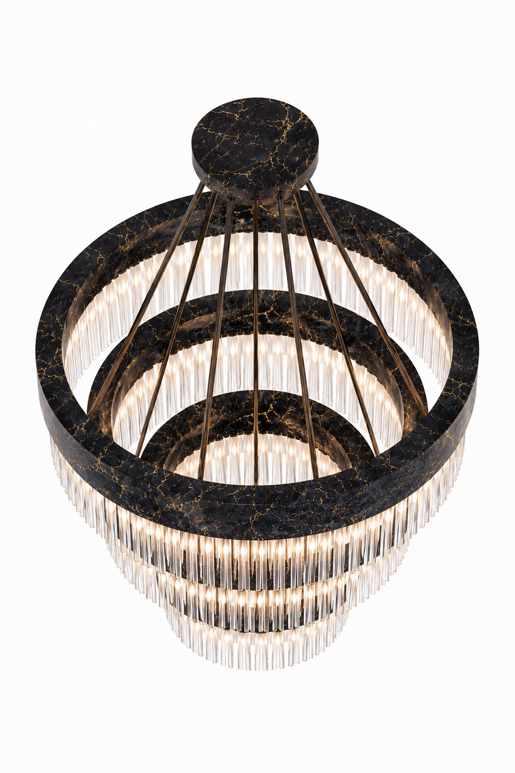 Le Lustre cristal d'or