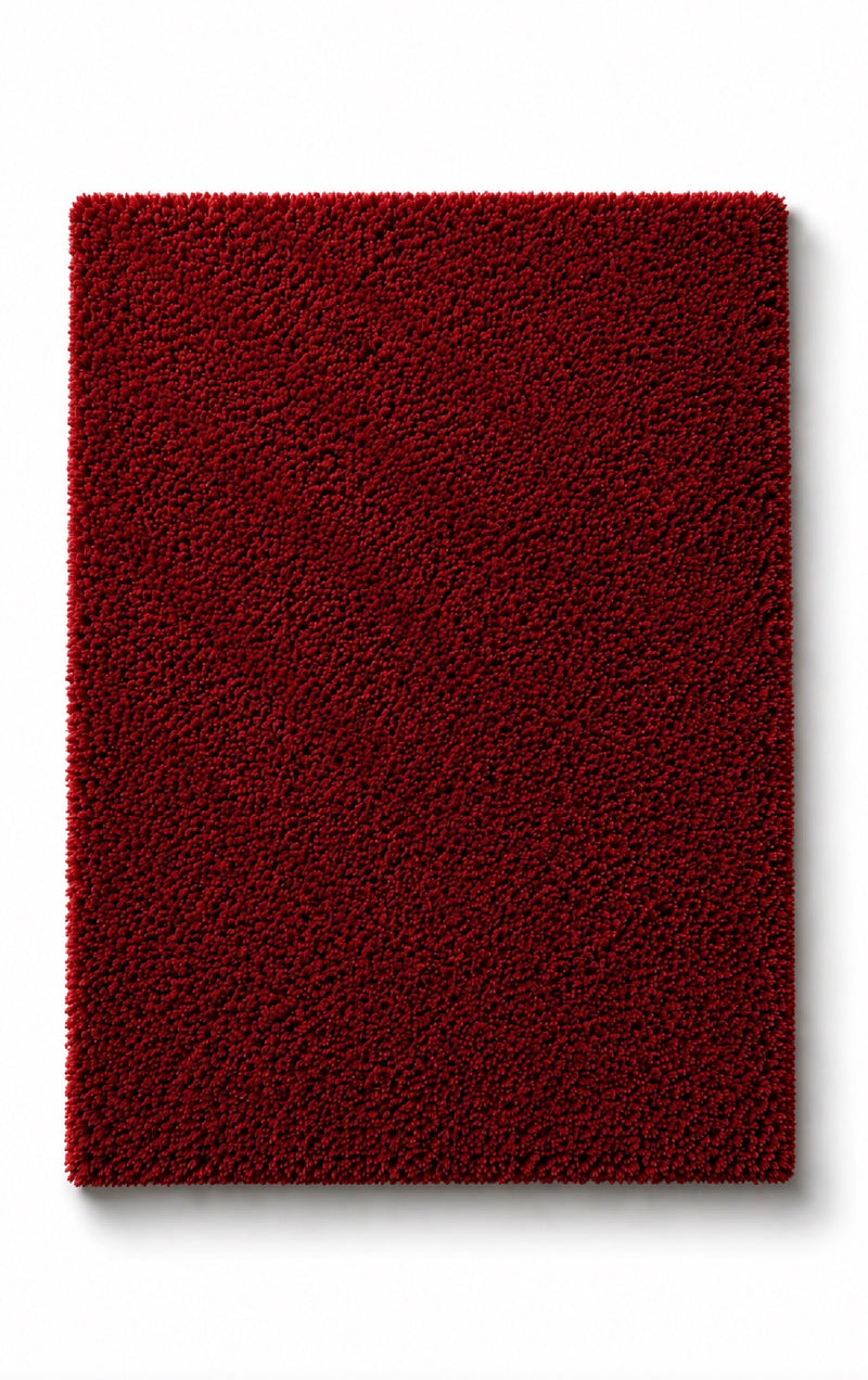 Le Tapis Rubis Impérial — Tapis beni ourain Rouge Texturé