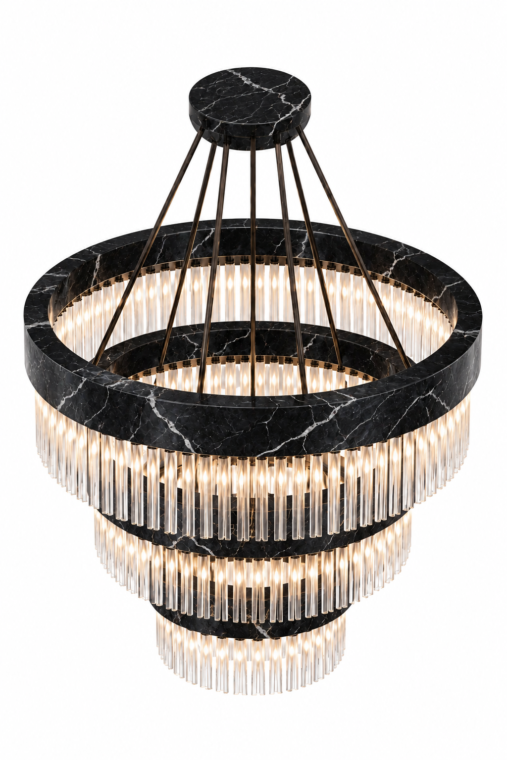 Le Lustre cristal d'or