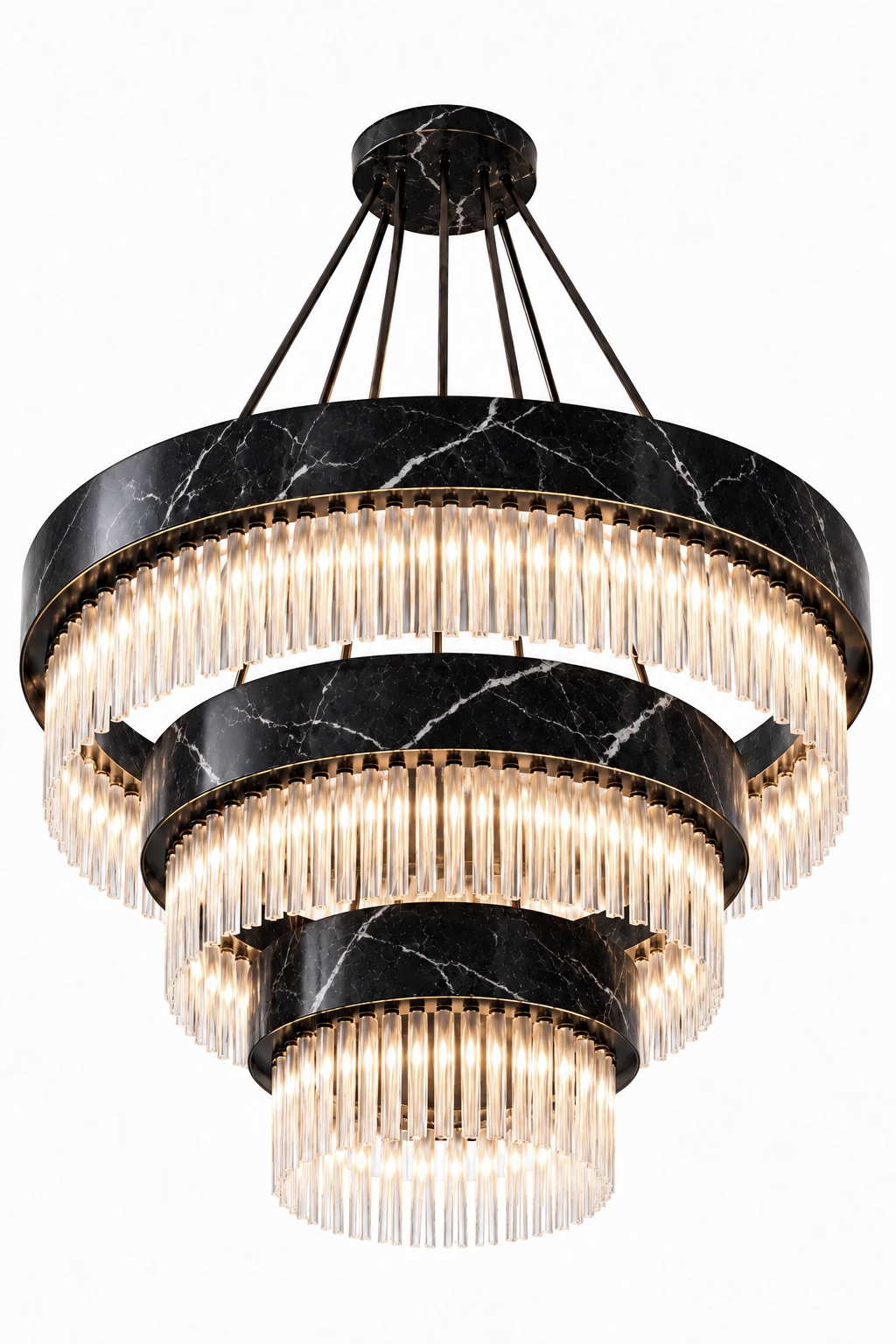 Le Lustre cristal d'or