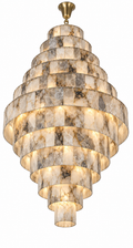 le chandelier Onyx cascade