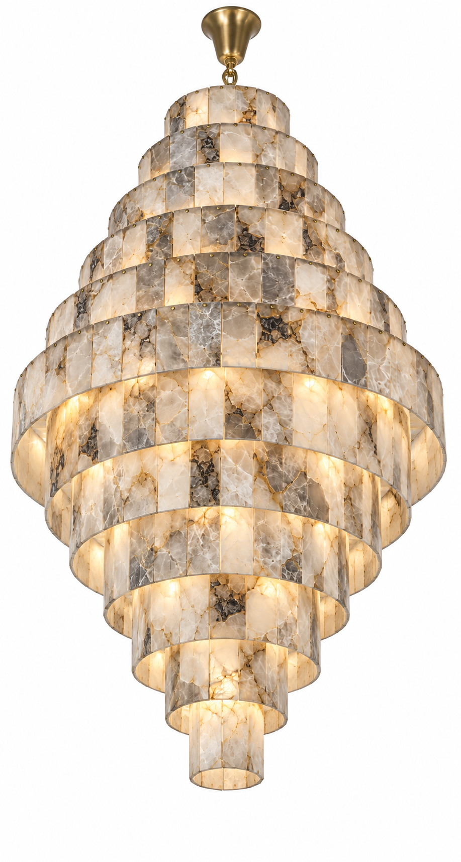 le chandelier Onyx cascade