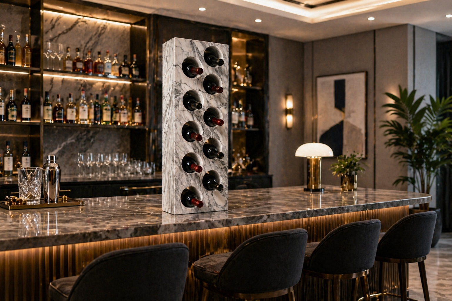 Le présentoir de bar Le Sommelier