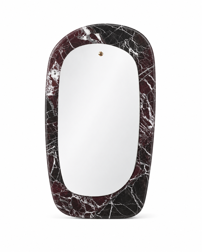 Le Miroir "Souverain" en Rosso Levanto