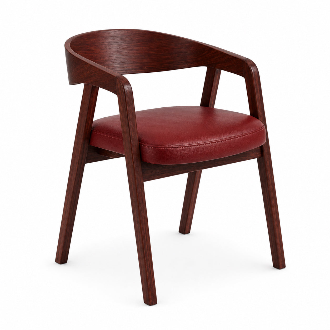La Chaise Héritage en bois  acajou