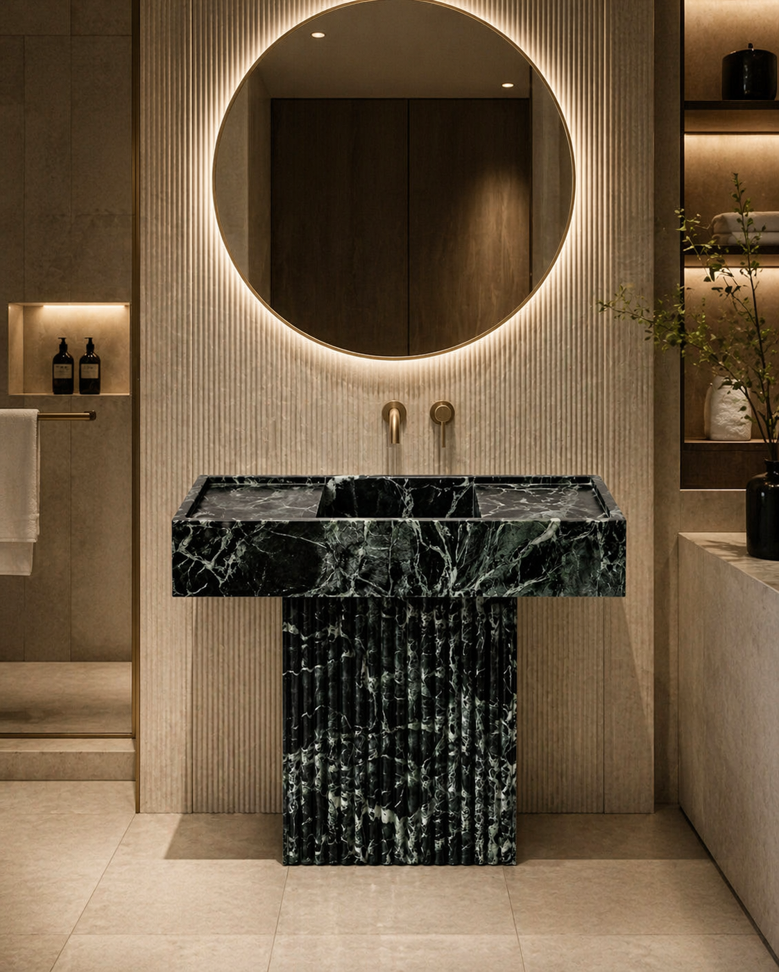 Le Lavabo Émeraude Royale