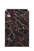"Palazzo" Monolithic Totem Washbasin in Red Levanto Marble